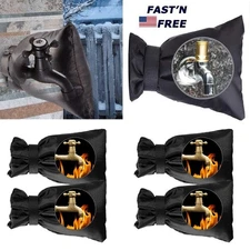 4Pcs Winter Outdoor Garden Anti-Freeze Faucet Protective Cover Protector Sock US