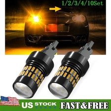 3157 3457 4057 Led Amber Turn Signal Blinker Corner Light Lamp 3757a 110set