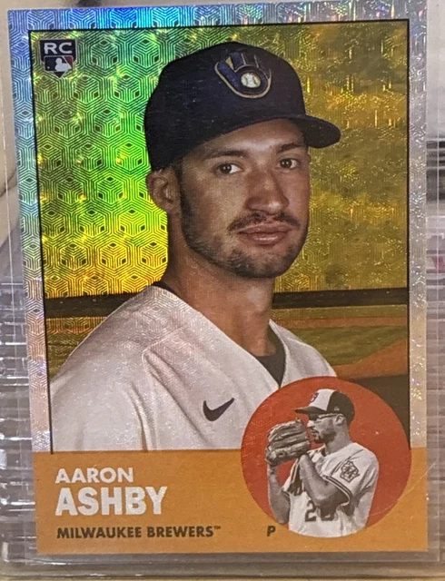 2022 Topps Archives - 1963 Topps Design Aaron Ashby SUPER FRACTOR 1/1 (RC)