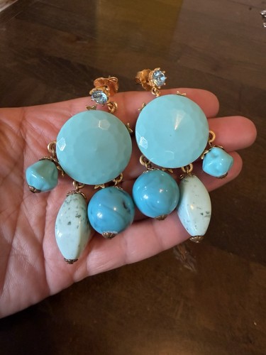 gerard yosca Gold-Tone Dangle Drop Earrings