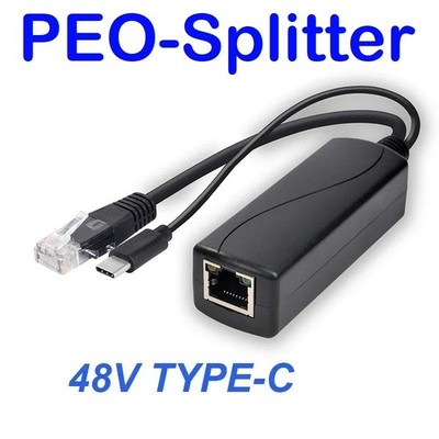 POE-Splitter auf 5V für Zigbee 3.0 Gateway | Ethernet | USB | WiFi
