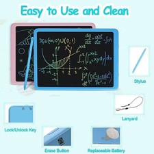LCD Digital Writing Tablet Kids Sketch and Handwriting -                 