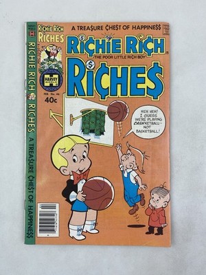 Richie Rich Riches #46 Comic Book February 1980 Harvey Comics