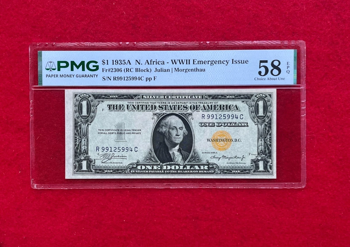 PMG $1 US Hawaiian & North African Small Notes for sale | eBay