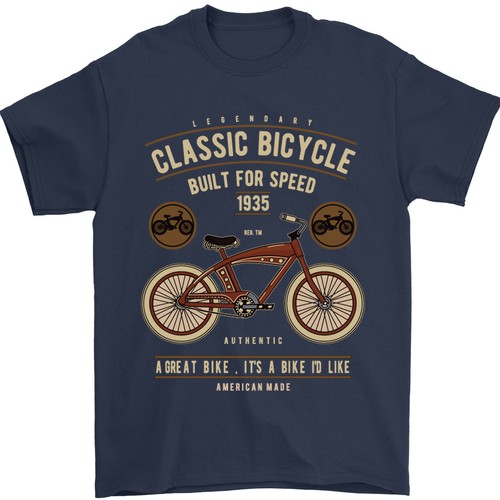 Camiseta De Hombre De Bicicleta Construida Para La Velocidad 100% Algodón - Imagen 3 de 28