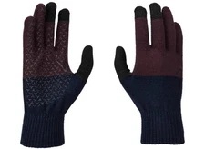 Nike Men's Knit Tech and Grip 2.0 Graphic Gloves Touch Screen Burgundy/Navy  S/M