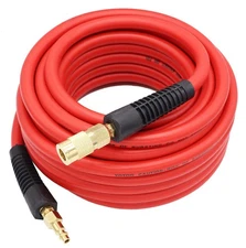 Hybrid Air Hose 3/8-Inch by 50-Feet 300 PSI Heavy Duty, Lightweight, Kink Res...