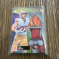2025 donruss football Nick Bosa/ Mykel Williams Passing The Torch /50 Patchs