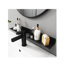 17 Inch Acrylic Bathroom Shelf Organizer Over The Faucet, Over The Sink Shelv...