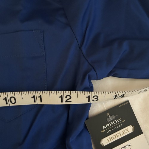 Arrow Boys 4/5 Dress Shirt and Tie NWT New Blue button up - Picture 3 of 4