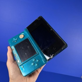 Nintendo 3DS Handheld Game Console CTR-001 Aqua Blue with Game READ