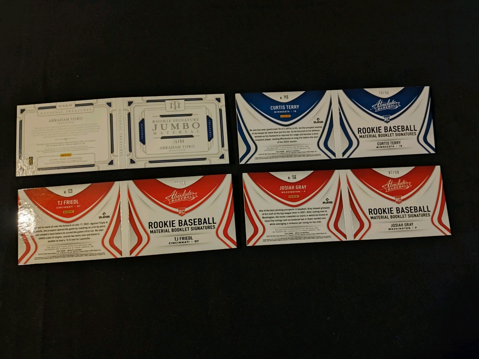 Absolute And National Treasures Baseball Rc Auto Lot view 2