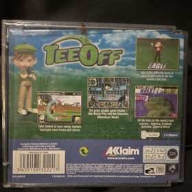 Acclaim Tee Off Sega Dreamcast PAL Sports Golf Game T-8108D-05
