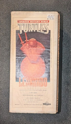 #ad #ad Rare Teenage Mutant Ninja Turtles A.C Farley Leonardo Bronze Bust 1 of 80 $350.00