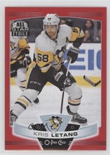 2019-20 O-Pee-Chee Wrapper Redemption Red Blank Back Kris Letang #15 0c3