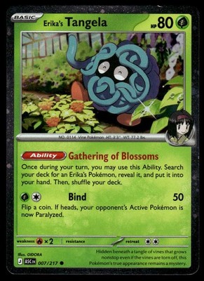 POKEMON ERIKA'S TANGELA (COSMO HOLO) 007/217 HOLO LP