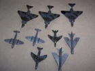 DINKY TOYS AIRCRAFT , VINTAGE PLANES , IN SUPERB CONDITION .