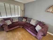 Furniture Village Corner Sofa complete with cushions 