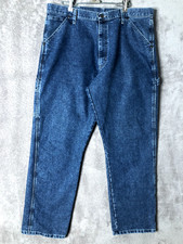 Wrangler Carpenter Jeans Mens 36x32 Baggy Grunge Pocket Straight Leg Denim Pants