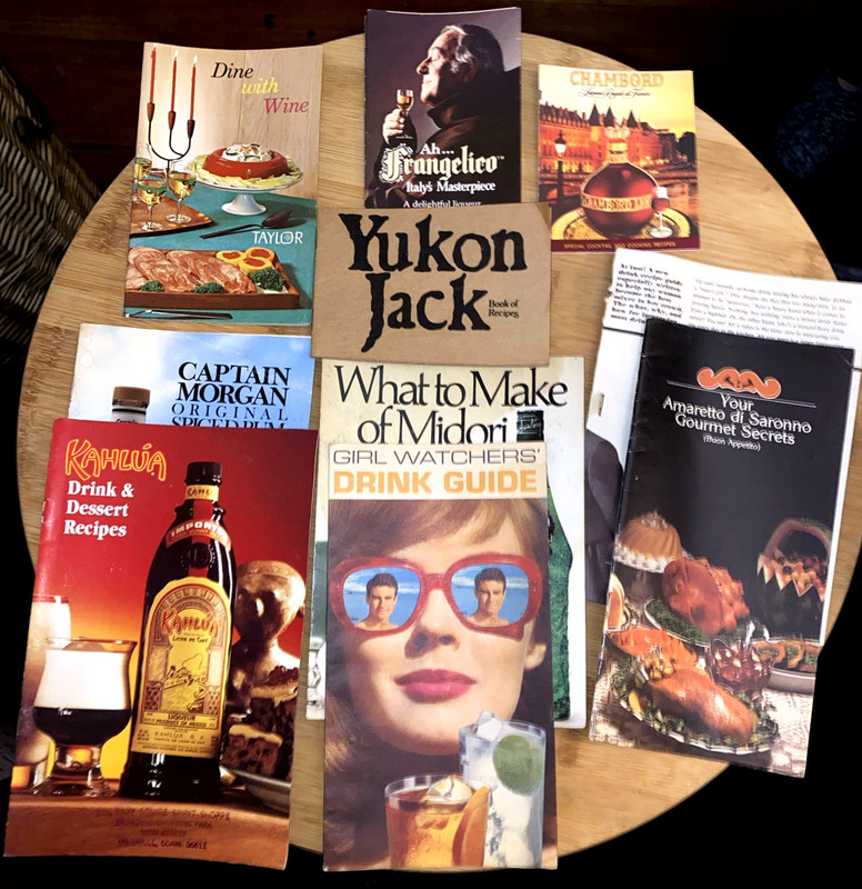 Vintage Cocktails Mixed Drinks Cordials Liquors Recipe Booklets Lot Ephemera
