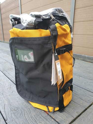 The North Face Gilman Duffel Bag Small 50L Citrine Yellow Cabin Luggage Backpack