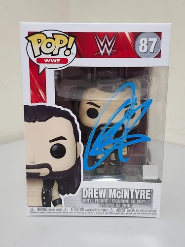 Funko Pop! Vinyl: WWE - Drew McIntyre #87 WRESTLING SIGNED AUTOGPRAHED JSA