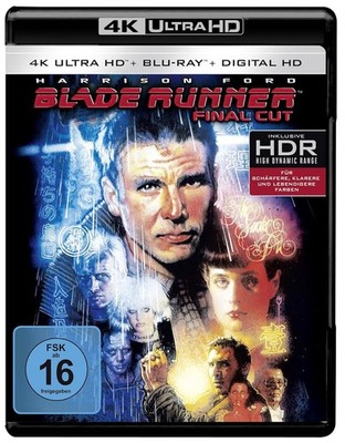 4K Ultra HD + Blu ray -  Blade Runner - Final Cut - Harrison Ford - Ton: Deutsch