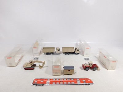 Wiking 1:87 H0 5x Model 651 Wheel Loader 656 Mobile Home 660 Excavator 672 Top#