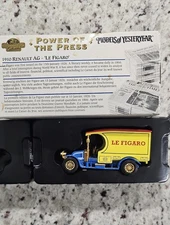 Matchbox "Power Of The Press" YPP01 1910 Renault AG "Le Figaro" in box