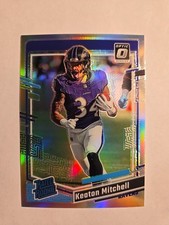 2023 Panini Donruss Optic - Rated Rookie Keaton Mitchell #207 Holo Prizm (RC)