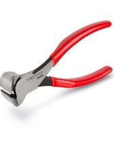 Set Of 2 TEKTON 34052 6.5" End Cutting Pliers High Leverage Nippers Red Grips