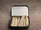 Vintage Burroughs Wellcome Vaporele Aromatic Ammonia Inhalent Tin with 8Capsules — photo 3