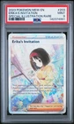 2023 POKEMON MEW EN-151 SPECIAL ILLUSTRATION RARE #203 ERIKA'S INVITATION PSA 9