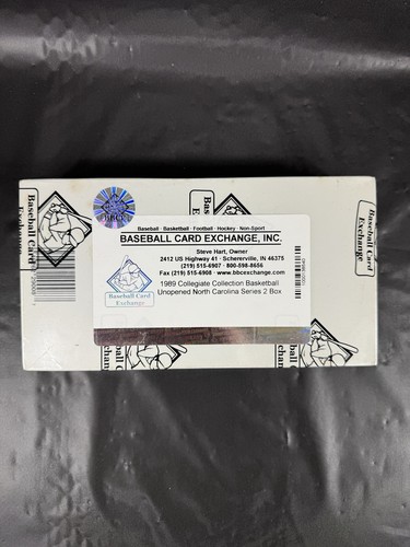 1990 Collegiate Collection North Carolina 2nd Edition Wax Box BBCE SEALED Jordan - Picture 12 of 12