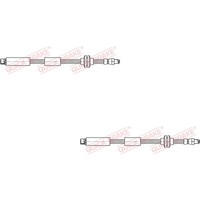 2X Quick Brake Bremsschlauch Links Rechts Passend FüR Fiat Croma 194_ 194