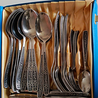 Besteckset für 12 Personen UdSSR Vintage