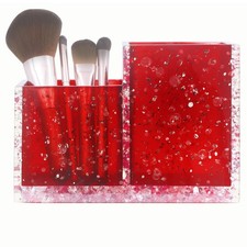 Vanity Countertop Accessory Oranizer, Holder for Makeup Brush and Teethbrush,...