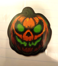 Pumpkin Scary Horror Gothic Cartoon Decal Sticker
