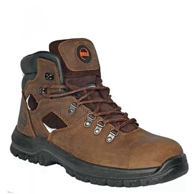 Mens Hoss Boots Sz 12D Med Brown Leather Adam 6  Waterproof Steel Toe EH SR New