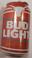 Texas Longhorns  Bud Light 12oz Empty Can