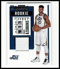 2020-21 Panini Contenders #RS-UDK Udoka Azubuike Rookie Ticket Swatches
