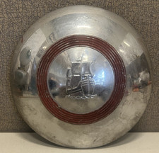 Vintage Plymouth Dog Dish Hubcap Mayflower Ship Logo 1939-1941 9