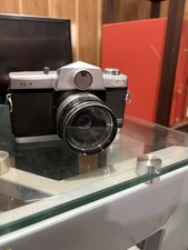Sears SL-9 Vintage SLR Film Camera Silver w/ Rikenon 55mm f/2.8 Lens