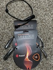 1/8" 3.5mm Stereo Right-Angle Mini Male to XLR Male