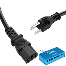 6ft UL AC Power Cord Cable For Strymon Zuma 9-Output Guitar Pedal Wire Lead