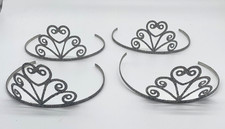 Tiara Headpiece Ballet Costume Accessory Silver Lot of 4