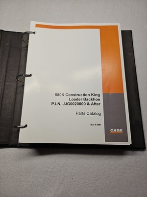Case 580K Construction King Loader Backhoe Parts Catalog Diagram Manual Book
