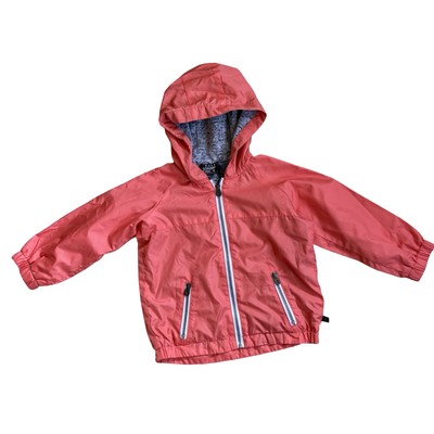Truly Scrumptious Heidi Klum Orange Wind breaker Hoodie 2T