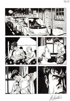 G. CASERTANO - Original Dylan Dog Table No.362 ''After a Long Silence'' p.30