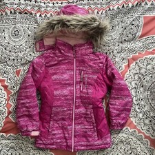 Girls Free Country Pink Winter Jacket Size S 7/8